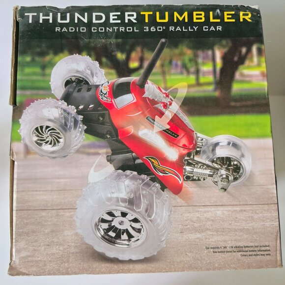 Thunder Tumbler Radio Control 360° Rally Car 2012 Multi-Directional LED Lights & - Picture 16 of 16